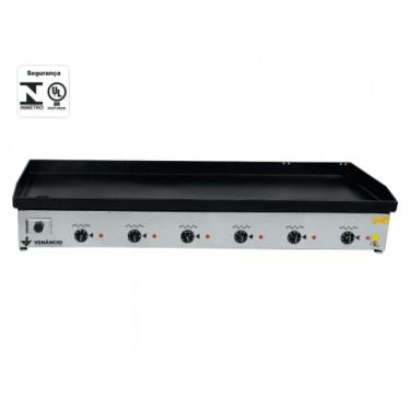 Imagem de Chapa elétrica 1,40m Inox Venâncio CE140- 220v
