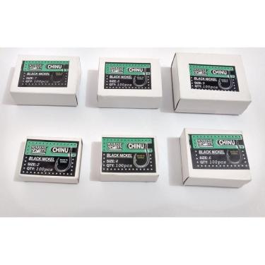 Imagem de Kit Anzol Chinu Black Nickel M. Sports Nº 2 ao 9 - 600 Peças