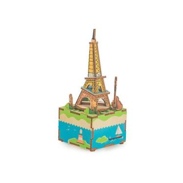 Jogo Quebra Cabeça Paris Puzzle Paisagem Torre Eiffel 500Pç