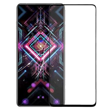 Imagem de HUANGYUNCHAO Acessórios telefônicos Lente de vidro externo da tela frontal com OCA opticamente claro adesivo para Xiaomi Redmi K40 Gaming Substituição do telefone celular
