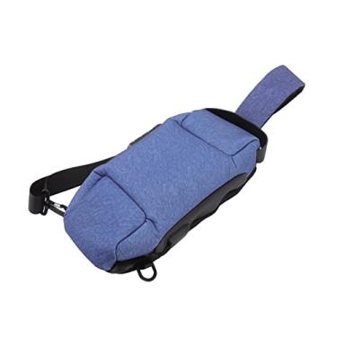 Imagem de Bolsa de Ombro, Fechadura de Combinação Anti-Roubo, Bolsa de Ombro de Pano Oxford para Viagens de NegóCios (Azul)