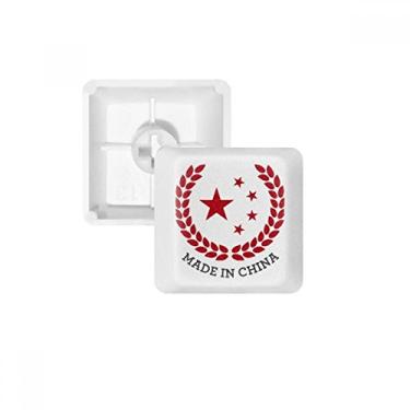 Imagem de Made in China Stars Wheat Rice Red Keycap Teclado mecânico PBT Kit de atualização para jogos