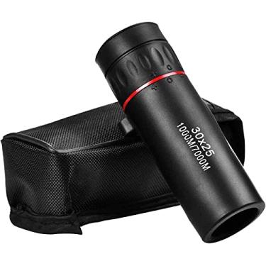 Imagem de Telescópio monocular monocular de alta definição 30x25 à prova d'água mini zoom portátil 10x escopo para viagens, para interior/exterior