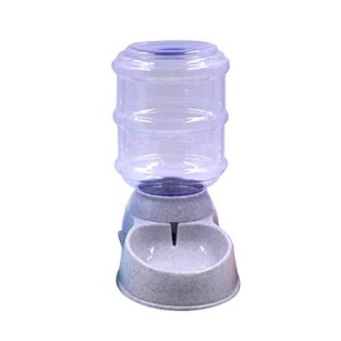 Imagem de Henniu Dispensador automático de comida para água para animais de estimação 3,8 L Alimentador de animais de estimação de gravidade auto-distribuidora de grande capacidade Bebedouro para gatos