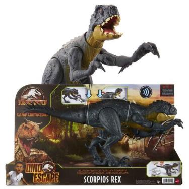 Jurassic World Scorpios Rex 40cm Som Sting Dino Hbt41 Mattel (com