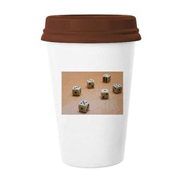 Imagem de Caneca de madeira para jogos de jogos Caneca de café Copo de cerâmica Copo de cerâmica