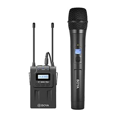 Imagem de Sistema de Microfone Sem Fio By-WM8 Pro-K3 Boya, Transmissão sem fio UHF analógico, Tipo de Oscilador PLL Oscilador de Controlo Sintetizado, Potência de saída RF 10mW, Emissão spurious 250nW ou menos, Nível de entrada de referência de áudio -60 dBV NO BRASIL
