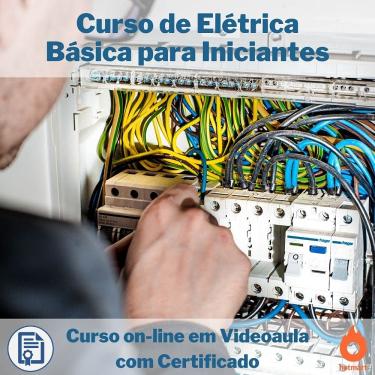 Imagem de Curso on-line em videoaula de Elétrica Básica para Iniciantes com Certificado