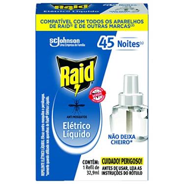 Imagem de Raid Repelente Elétrico Líquido 45 Noites Refil De 32 9 Ml