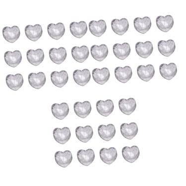 Imagem de Gadpiparty 36 Peças cubos de gelo brilhantes cubo de gelo falso enfeitado decoração decorações em forma de coração cubo de gelo conduzido Casamento decorar piscina lâmpada de cubo de gelo