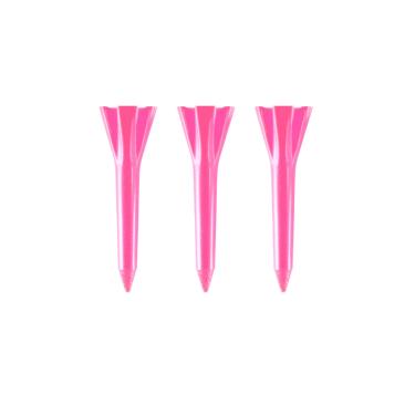 Imagem de Izzo Camisetas de golfe de plástico, rosa neon, 3,8 cm (1,5")