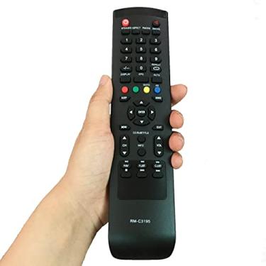Imagem de Controle remoto de substituição RM-C3195 compatível com controle remoto de TV JVC
