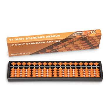 Imagem de Calculadora Soroban padrão digital Abacus-25,4 cm (10") profissional de 17 colunas (ferramenta funcional e educativa)