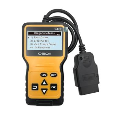Imagem de Kewucn Leitor de código de scanner OBD2 para carro, scanner de falha de motor automotivo para limpar código de erro, ferramenta de diagnóstico para a maioria dos veículos de protocolo OBD II após