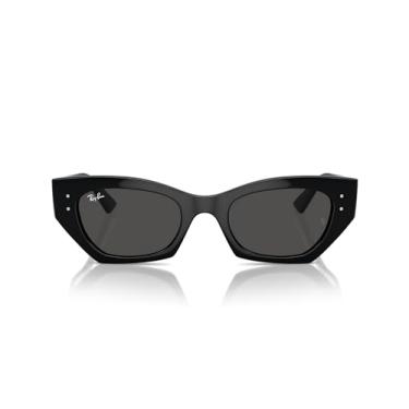Imagem de Óculos de Sol Ray-Ban Zena 0RB4430 667787 Tam 52 / Preto - Lentes Cinza Escuro