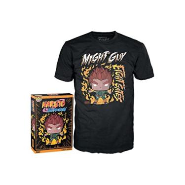 Imagem de Funko Boxed Tee: Naruto - 8 Gates Guy - Large - (L) - T-Shirt - Clothes - Gift Idea - Short Sleeve Top for Adults Unisex Men and Women - Official Merchandise - Anime Fans