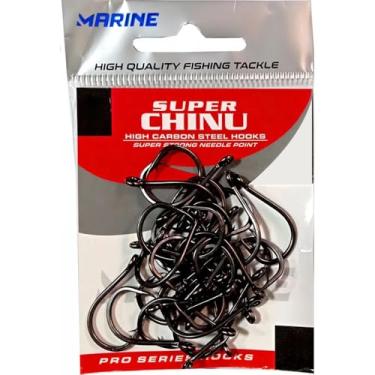 Imagem de Anzol Marine Sports Super Chinu 04 Black Nickel 50 Pçs