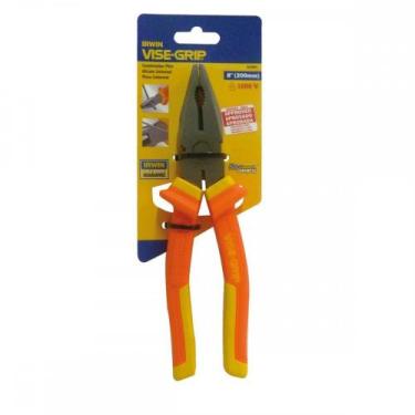 Imagem de Alicate Universal Profissional Irwin 8''1000V Laranja Iw13981