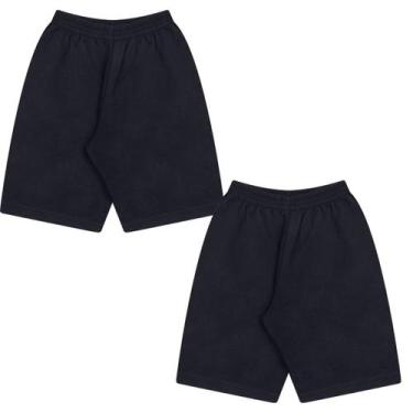 Imagem de Kit 2 Short Bermuda Masculina Menino Infanto Juvenil Escolar - Aymee, 