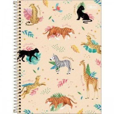 Imagem de Caderno C/D 10 Materias Jungle Heart 160 Folhas Tilibra