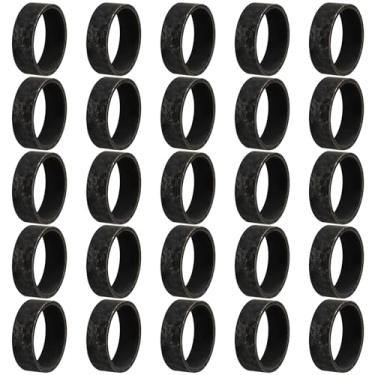 Imagem de Pacote com 25 anéis de crimpagem de cobre PEX de 2,5 cm, para conexão de tubo Pex