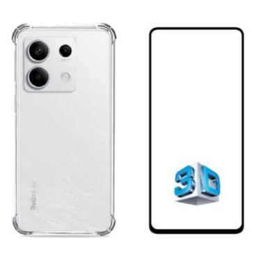 Imagem de Capa Case Anti Impacto Para Redmi Note 13 Pro + Pelicula 3d - Mustangs