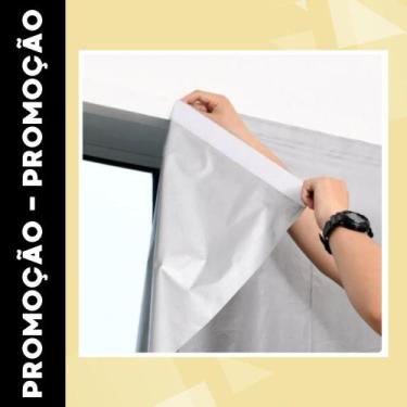 Imagem de Cortina Painel Blackout - Mosquiteiro Para Janela - 1,20x2,00m - Com f