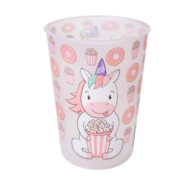 Imagem de Kit com 2 Copos de Unicórnio para Meninas Suco Café e Refrigerante - P
