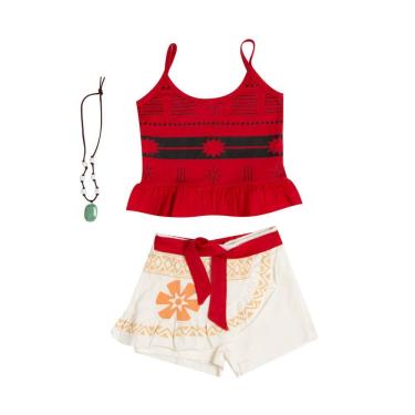 Imagem de Fantasia Infantil Princesa Ilha Tamanho: 4