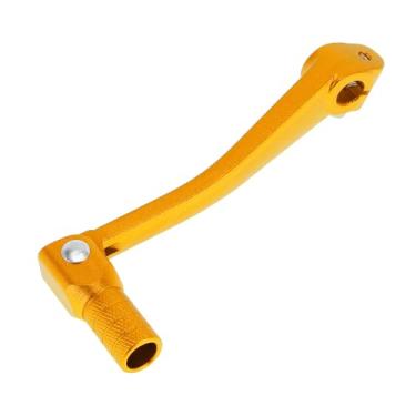 Imagem de Hihaha Alavanca de câmbio dobrável de motocicleta para pedal de liga de alumínio Bosuer 125 Braço dourado