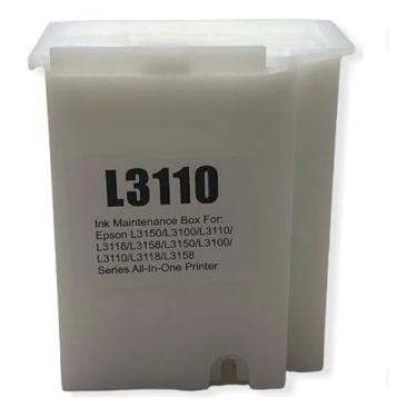 Imagem de Caixa de Manutenção L3110 para Impressoras Série L, Compatível com L3150, L3110, L1110, L5190 e Outros Modelos