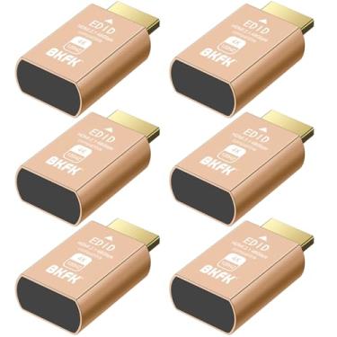 Imagem de Plugue fictício hdmi 4K 120Hz - adaptador de exibição para HDMI, janela virtual Luna Display para emulador doméstico - manequim, dongle sem cabeça Displayport (HDMI-2.1port-4K-120Hz-6P)