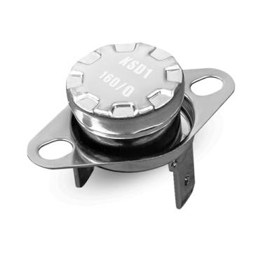 Imagem de Vaticas Interruptor de controle de temperatura para substituição de termostato WB27X11210 KSD201 160-0 Adequado para GE Forno Micro-ondas/Cafeteira Termostato Normalmente Fechado/Fusível Térmico