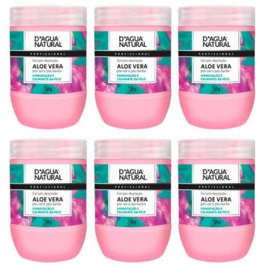 Imagem de Kit 6 Unidades Gel Pós-Depilação Dagua Natural Aloe Vera Pós-Sol e Pós