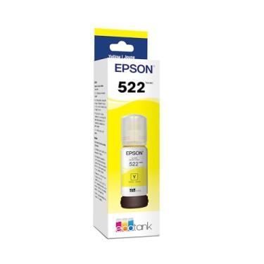 Imagem de EPSON T522 EcoTank Ink frasco de alta capacidade amarelo (T522420-S) para impressoras Epson EcoTank selecionadas