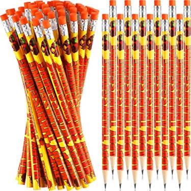 Imagem de Lápis de outono de Ação de Graças a granel com borrachas Madeira Outono Abóbora Peru Lápis para Aula de Esboço e Desenho Recompensa Escola e Escritório Papelaria, Lembranças de Festa de Ação de Graças (50 peças)