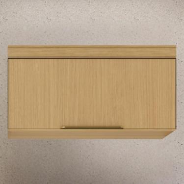 Imagem de Armário Aéreo Geladeira 1 Porta 100 MDF - Faura, Nature