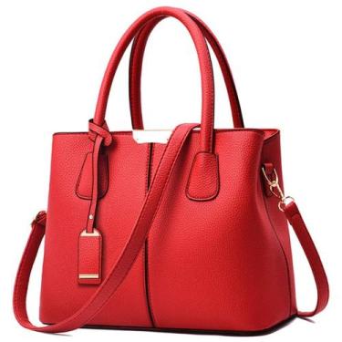 Imagem de Bolsa COCIFER Sacola de ombro em couro PU para mulheres