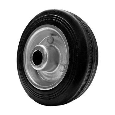 Imagem de Roda 412 maciça borracha 4 pol 60kg p/ rodízio - AJAX