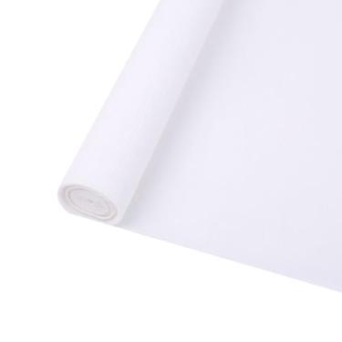 Imagem de BIIUVBUL Rolos De Papel Crepom 70G - Suprimentos Para Artesanato, Artesanato Flores, Bandeirinhas Amassadas Festas E Projetos Decoração (Branco)