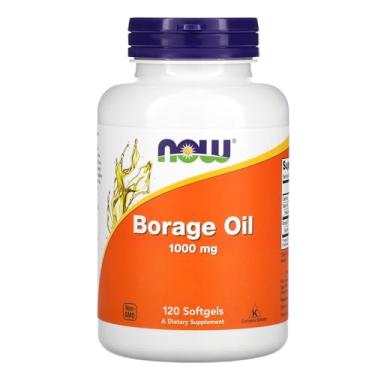 Imagem de Óleo Borage 1000mg Now Foods Borragem 120Soft Importado