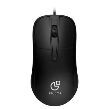 Imagem de Mouse Keytime Essential 1.200DPI USB2.0 1.3M Preto - KYT00003
