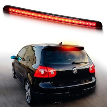 Imagem de ZDEERAOTO Lente fumê LED terceiro terço substituição de luz de freio para Volkswagen Golf GTI 2005-2009; adequado para Volkswagen Golf R32 2007-2008 luz de freio de montagem central da cabine traseira