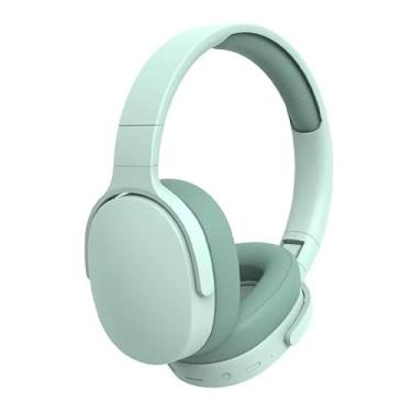Imagem de Fone de Ouvido Bluetooth 5.3, Sem Fio, Headphone, Cancelamento de Ruído, Bateria de Longa Duração, Confortável, Entrada P2 e cartão de memória. (Verde Oliva)