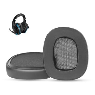 Imagem de ACCOUTA Almofadas de substituição G933 para Logitech G633 G633S G635 G533 G935 G933 G930 G933S G430 G431 G432 G433 G35 G332 G230 G231 G31 22 Fone de ouvido 33 Substituição de almofadas com camada de