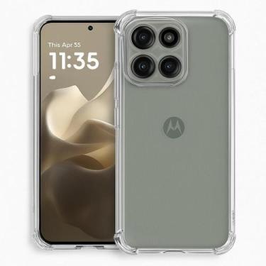 Imagem de Capa Capinha Case para Moto Edge 60 PRO Anti Impactos Transparente - L
