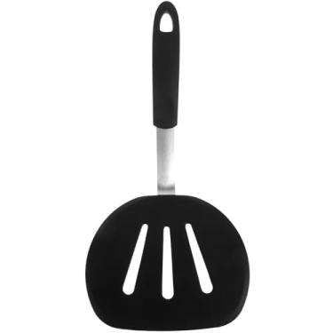 Imagem de SHERCHPRY Espátula de silicone espátula de silicone espátula de peixe com fenda espátula wok pá de fritura espátula de cozinha espátulas de cozinha para fritar, cozinhar frutos do mar, carne, ovos, panqueca espátula