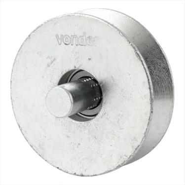 Imagem de Roldana para Portão 2.1/2" Tipo V Aço Zincado R.pino - Vonder