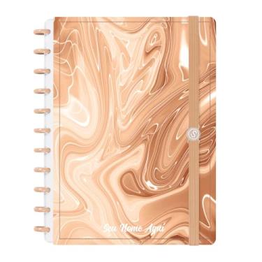 Imagem de Caderno de Disco Inteligente Personalizado Iscool G Lírico Abstrato Abyssal Flow Nude