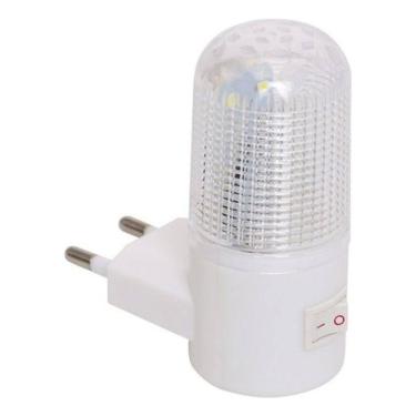 Imagem de Kit 2 Luminária De Tomada Abajur Led Mini Luz Noturna Bivolt